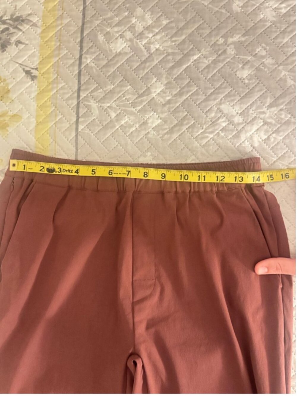 Unbound Merino Men's Flex Joggers Maroon M 30" NWT Merino Wool Travel Pants - Picture 6 of 11